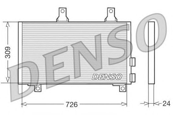 Купить запчасть DENSO - DCN11003 Радиатор кондиционера DCN11003