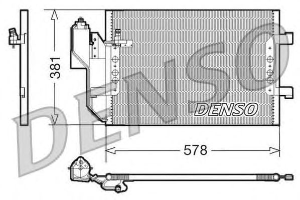 Купить запчасть DENSO - DCN17002 Радиатор кондиционера DCN17002