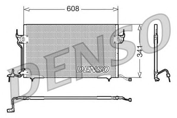Купить запчасть DENSO - DCN21010 Радиатор кондиционера DCN21010