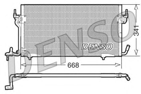 Купить запчасть DENSO - DCN21011 Радиатор кондиционера DCN21011