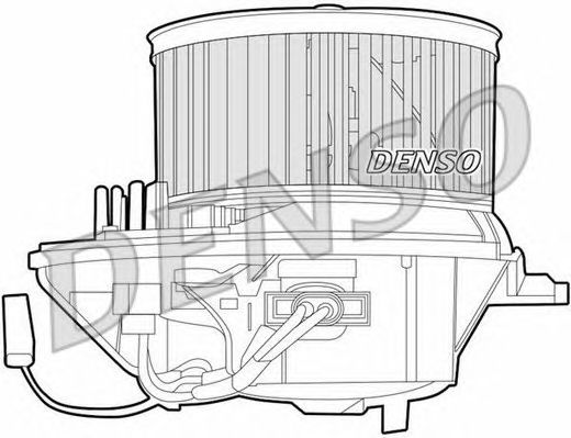 Купить запчасть DENSO - DEA07004 Вентилятор салона (CITROEN XANTIA) DEA07004