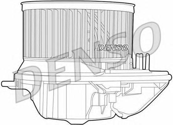 Купить запчасть DENSO - DEA07009 Вентилятор обдува салона DEA07009