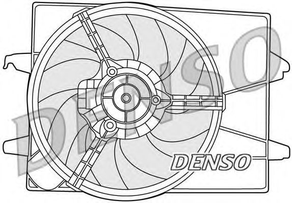 Купить запчасть DENSO - DER10003 Вентилятор охлаждения двигателя DER10003