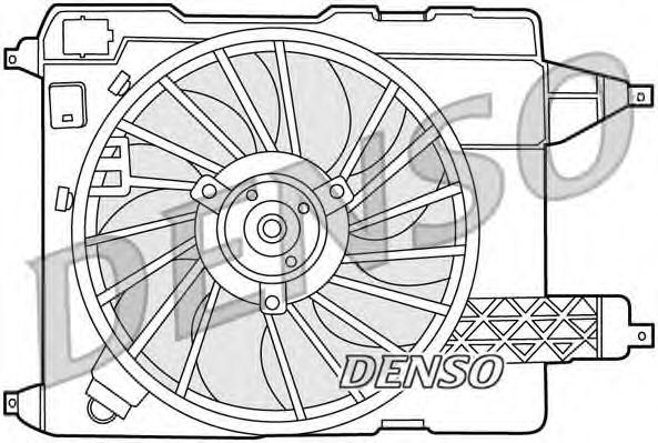 Купить запчасть DENSO - DER23002 Вентилятор охлаждения двигателя DER23002