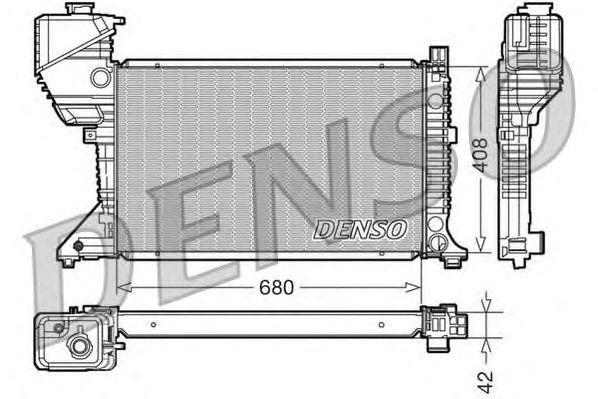 Купить запчасть DENSO - DRM17017 Радиатор охлаждения двигателя DRM17017