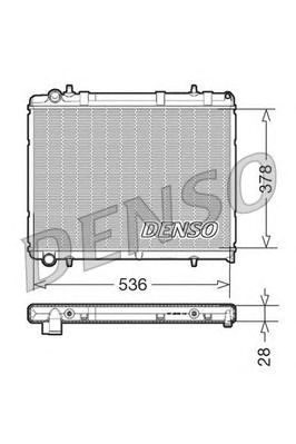 Купить запчасть DENSO - DRM21035 Радиатор охлаждения двигателя DRM21035