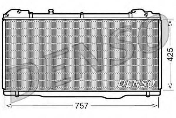 Купить запчасть DENSO - DRM23023 Радиатор охлаждения двигателя DRM23023