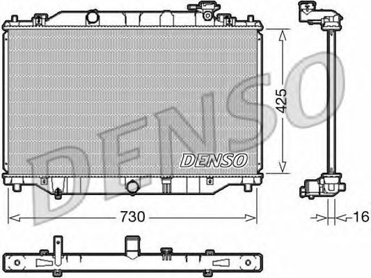 Купить запчасть DENSO - DRM44039 Радиатор (MAZDA CX-5) DRM44039