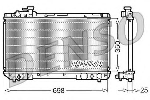 Купить запчасть Denso - DRM50020 Радиатор системы охлаждения TOYOTA RAV 4 I / FUNCRUISER (94-00)
