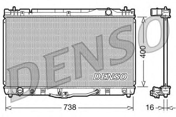 Купить запчасть Denso - DRM50043 Радиатор системы охлаждения TOYOTA CAMRY 3,0 M/T-A/T 01-