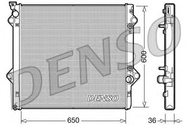 Купить запчасть Denso - DRM50049 Радиатор системы охлаждения LEXUS GX470 2UZFE