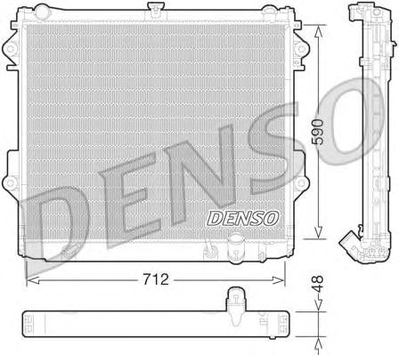 Купить запчасть Denso - DRM50074 Радиатор системы охлаждения TOYOTA Land Cruiser IV (J200)
