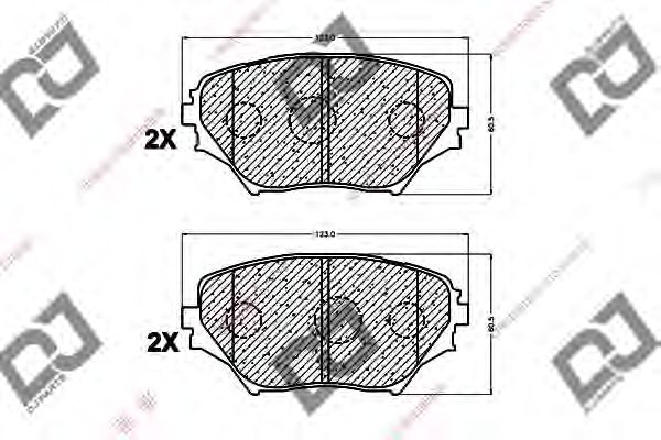 Купить запчасть DJ PARTS - BP1011 