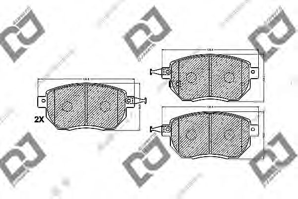 Купить запчасть DJ PARTS - BP1409 