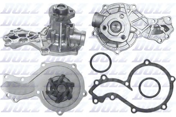 Купить запчасть Dolz - A151RS Насос водяного охлаждения AUDI 80/90 1.6-2.0 D/TD 81->
