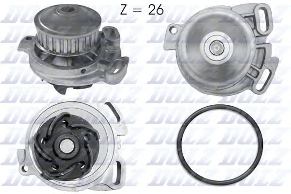Купить запчасть DOLZ - A152 Насос водяной AUDI 100 (C3) 1.9-2.3 A-152