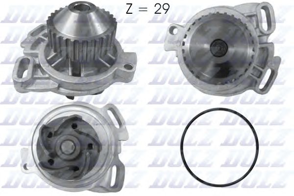 Купить запчасть Dolz - A158 Насос водяного охлаждения AUDI 100/100 AVANT 1.9-2.3 86-91
