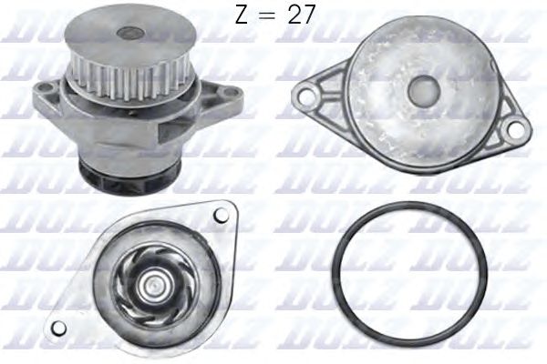 Купить запчасть Dolz - A200 Насос водяного охлаждения VW GOLF/LUPO/POLO1.6 16V 98->