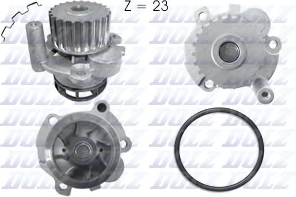 Купить запчасть Dolz - A212 Насос водяного охлаждения AUDI A3/A4/A46/TT, SEAT LEON/ALTEA, SKODA OCTAVIA, VW GOLF V/PASSAT 2.0TFSI 04 ->