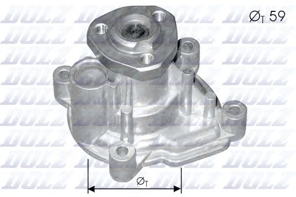 Купить запчасть DOLZ - A218 Насос водяной SKODA OCTAVIA (1Z), VW GOLF V, PASSAT (3C) 1.6 A-218