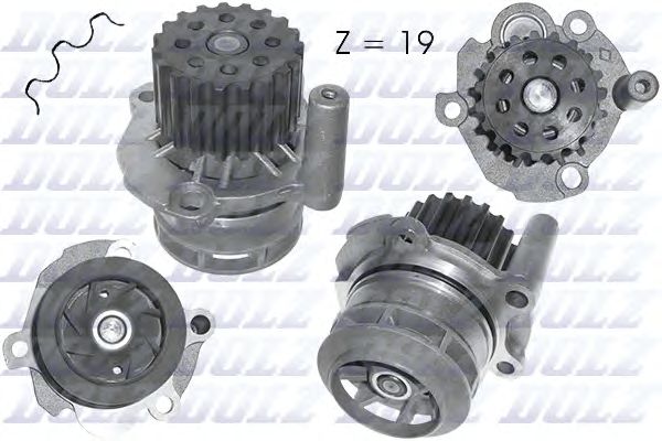Купить запчасть Dolz - A251 Насос водяной Mercedes E-CLASS T-Model (S212) E 200 CDI / BlueTEC (212.205, 212.206)