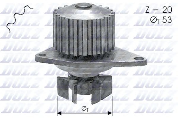 Купить запчасть DOLZ - C110 Насос водяной C-110