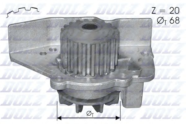 Купить запчасть DOLZ - C118 Насос водяной PEUGEOT 306, 406 2.0 C-118