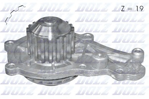 Купить запчасть DOLZ - C129 Насос водяной CITROEN BERLINGO II, C4 I-II, C5 II-III, FORD FOCUS II 1.6TDCi C-129