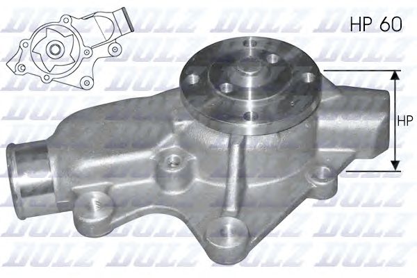 Купить запчасть Dolz - J202 Насос водяной Jeep Cherokee 4.0i V6 88>