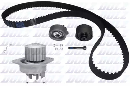 Купить запчасть DOLZ - KD042 Комплект ГРМ с насосом PEUGEOT 307 1.6 00-07 KD042