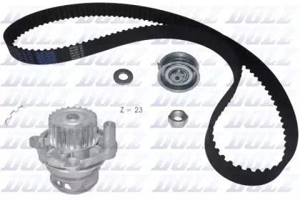 Купить запчасть DOLZ - KD063 Комплект ГРМ с насосом VW PASSAT (3B) 2.0 KD063