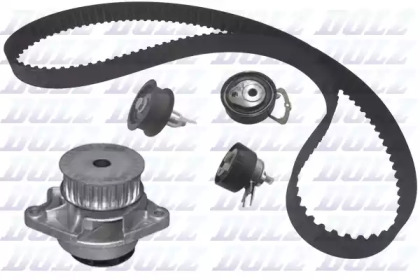 Купить запчасть DOLZ - KD080 Комплект ГРМ с насосом SKODA FABIA I/II, VW GOLF V/VI 1.4 KD080