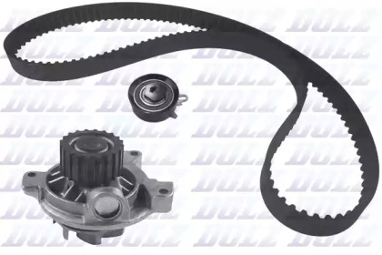 Купить запчасть DOLZ - KD087 Комплект ГРМ с насосом VW TRANSPORTER IV 2.4D KD087