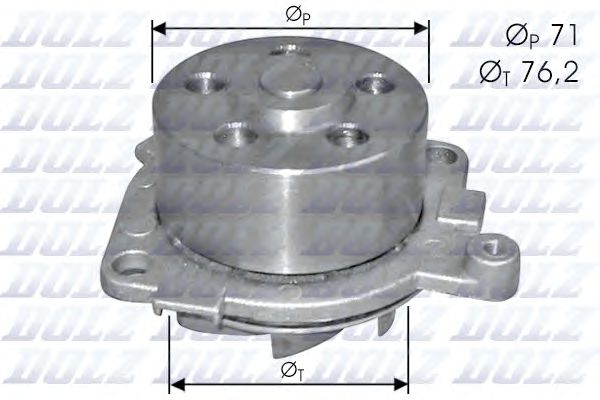 Купить запчасть Dolz - S210 Насос водяной FIAT POLEA71,3AG L