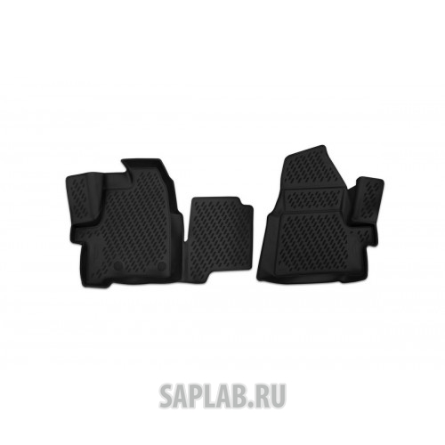 Купить запчасть ELEMENT - CARFRD00019K Коврики 3D в салон FORD Tourneo Custom (1+2 seats), 2013-> , 2 шт. (полиуретан)