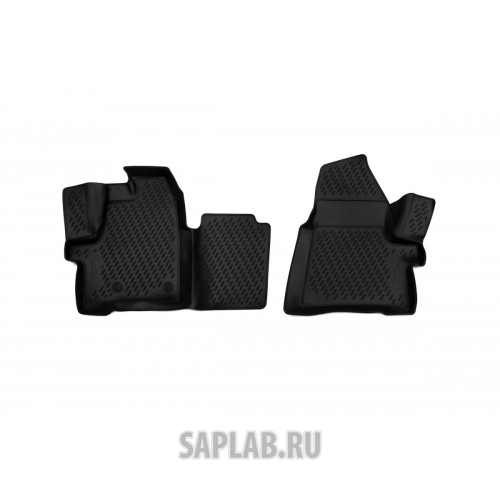 Купить запчасть ELEMENT - CARFRD00021K Коврики 3D в салон FORD Tourneo Custom (1+1 seats), 2013-> , 2 шт. (полиуретан)