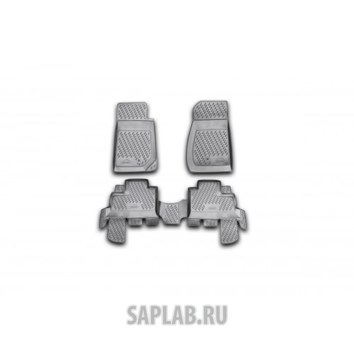 Купить запчасть ELEMENT - CARJEP00007 Коврики в салон JEEP Wrangler 4 doors, 2007-> 4 шт. (полиуретан)