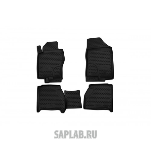 Купить запчасть ELEMENT - CARNIS10050H Коврики в салон NISSAN Navara, 2010-2015, 4 шт. с ниш.зад. сид.(полиуретан)