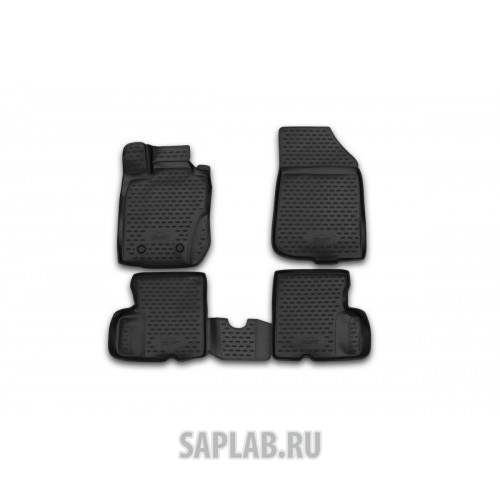 Купить запчасть ELEMENT - CARNIS10057K Коврики 3D в салон NISSAN Terrano, 2014-2016, 4WD, 4 шт. (полиуретан)