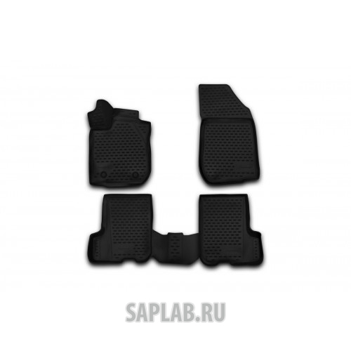 Купить запчасть ELEMENT - NLC3D4132210K Коврики 3D в салон RENAULT Sandero/Sandero Stepway, 2014->, 4 шт. (полиуретан)