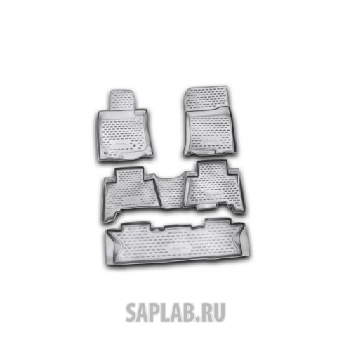 Купить запчасть ELEMENT - NLC4827210 Коврики в салон TOYOTA Land Cruiser Prado 12/2009-2013, 5 шт., 7 мест (полиуретан)