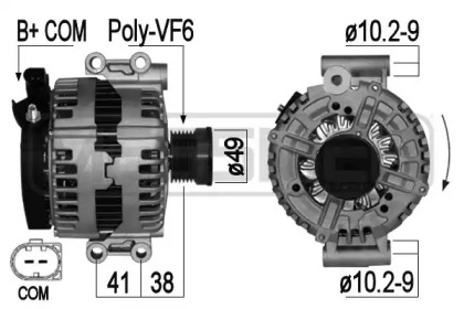 Купить запчасть ERA - 209038 Генератор BMW E90/E60/E70 2.3-3.0 180A 209038