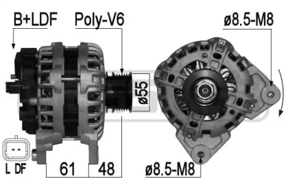 Купить запчасть ERA - 209056 Генератор RENAULT LOGAN 1.6 10- 90A 209056