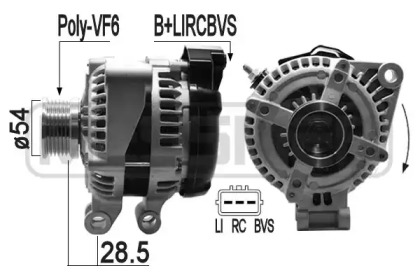 Купить запчасть ERA - 209291 Генератор RANGE ROVER III/SPORT 4.2/4.4 06-13 209291