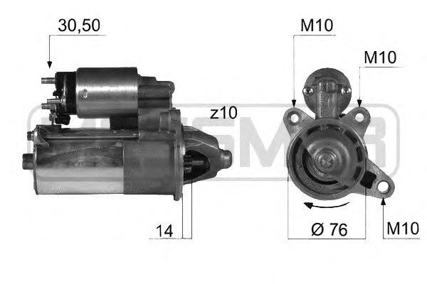 Купить запчасть ERA - 220364 Стартер FORD FOCUS 1.8/2.0 98-04