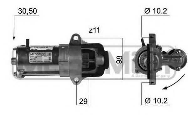 Купить запчасть ERA - 220367 Стартер FORD MONDEO III 220367
