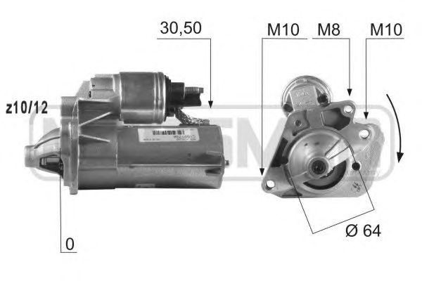 Купить запчасть ERA - 220396 Стартер RENAULT/NISSAN 1.5dci 1.4kw 220396