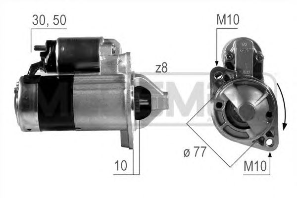 Купить запчасть ERA - 220503 Стартер HYUNDAI TUCSON 220503