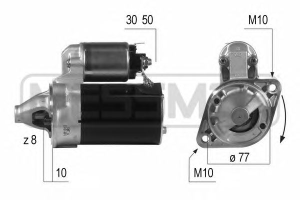 Купить запчасть ERA - 220504 Стартер HYUNDAI ACCENT/GETZ 220504