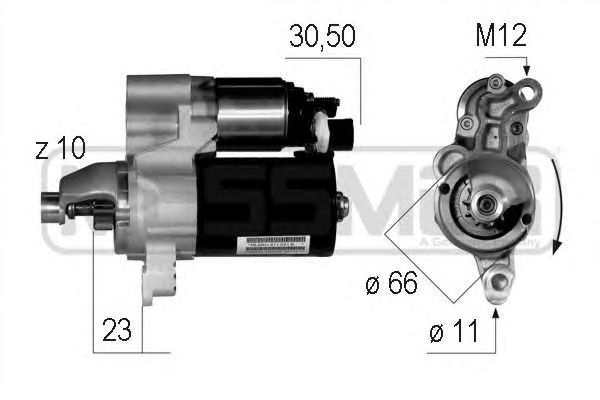 Купить запчасть ERA - 220604 Стартер AUDI A4/A5/Q5 1.8TFSi/2.0TFSi 1.1kw 220604